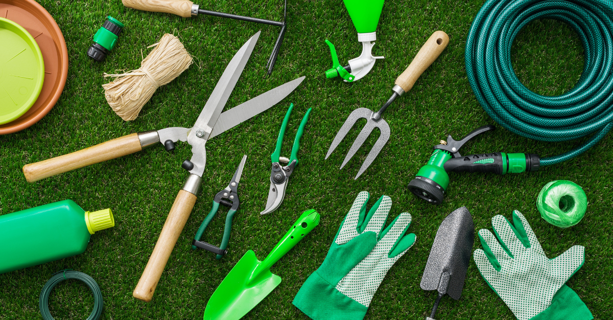 Garden tool laying out