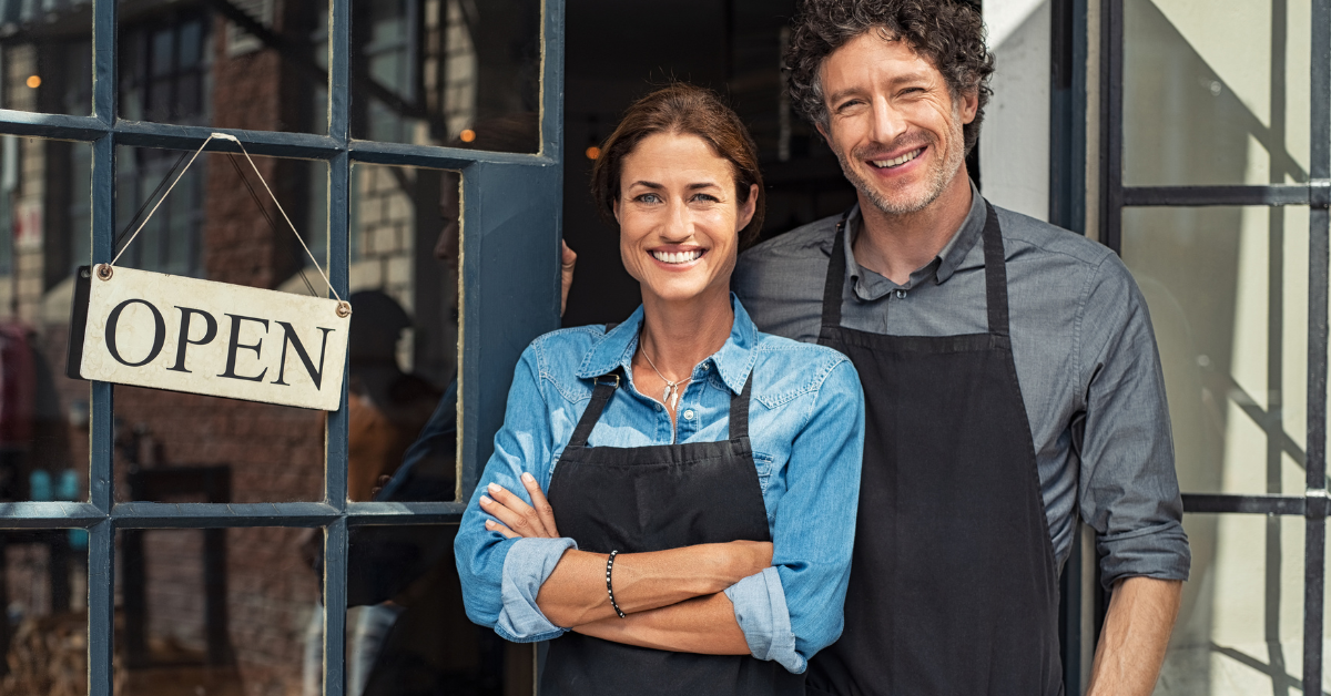 A wife and husband own a small business and need an easy way to build an affordable website
