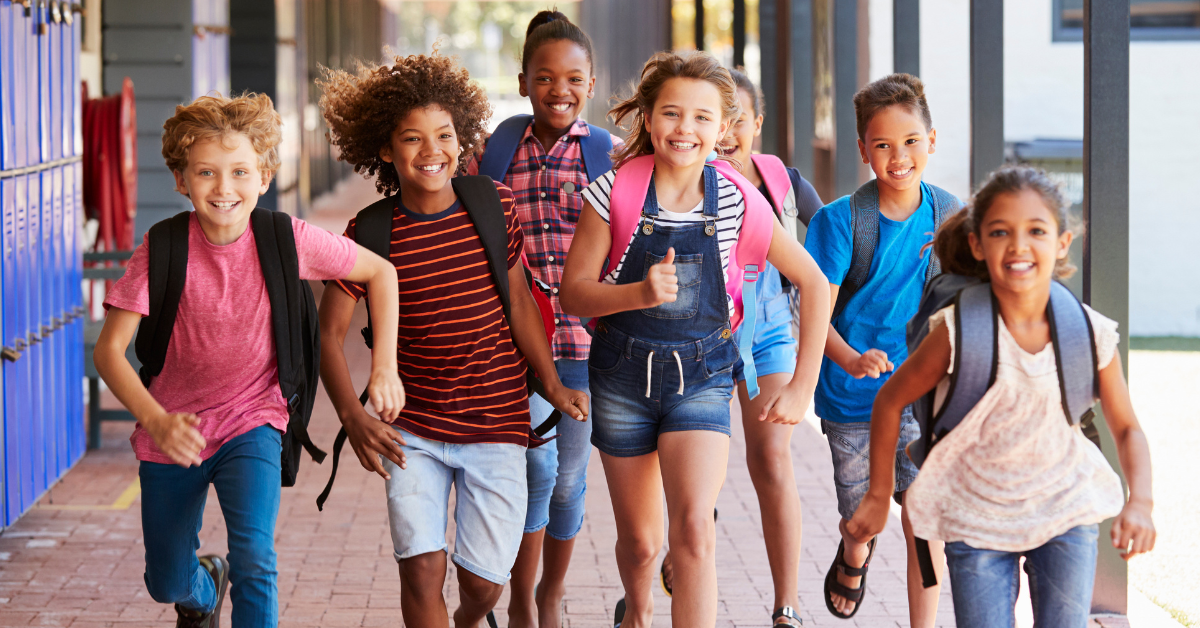 a group of students lead the way